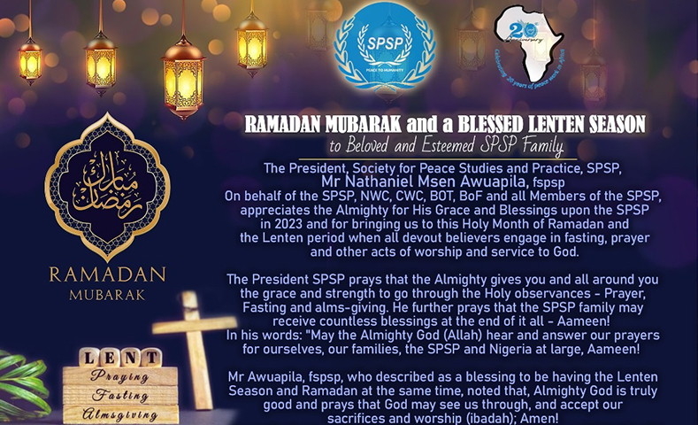 RAMADAN MUBARAK and a BLESSED LENTEN SEASON