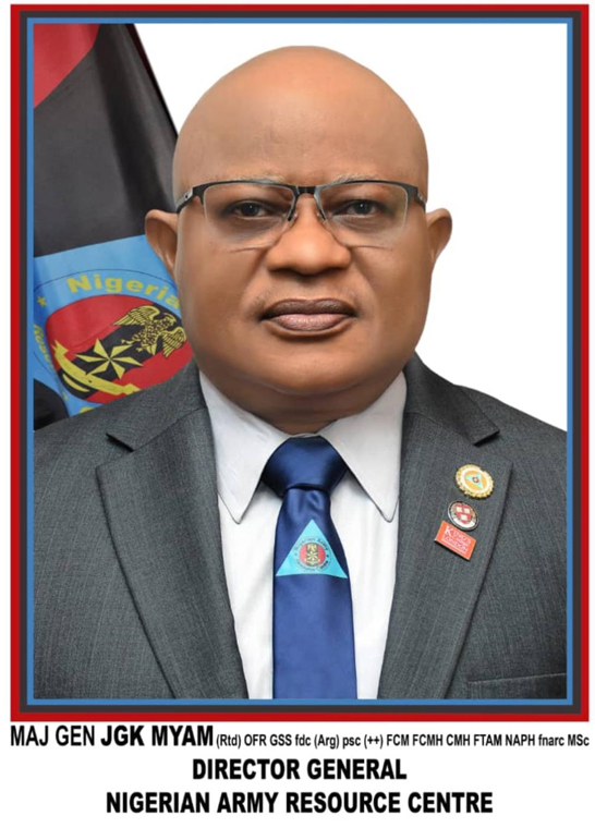 SPSP CONGRATULATES MAJOR GENERAL J.G.K. MYAM ON HIS APPOINTMENT AS DIRECTOR GENERAL, NIGERIAN ARMY RESOURCE CENTRE